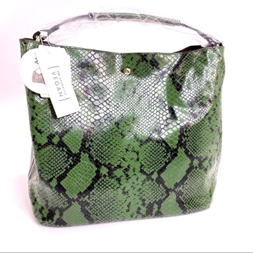 Python Snake Skin 2-in-1 Shoulder Bag - Picture 2 of 10
